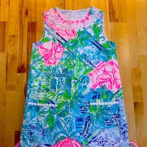 Girls Lilly Pulitzer shift dress, size 8